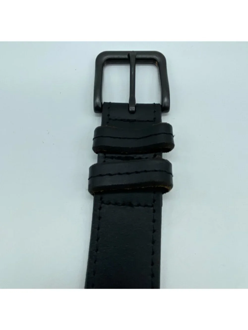 Wrangler Black Genuine Leather Belt Size 42 Wide 1.75